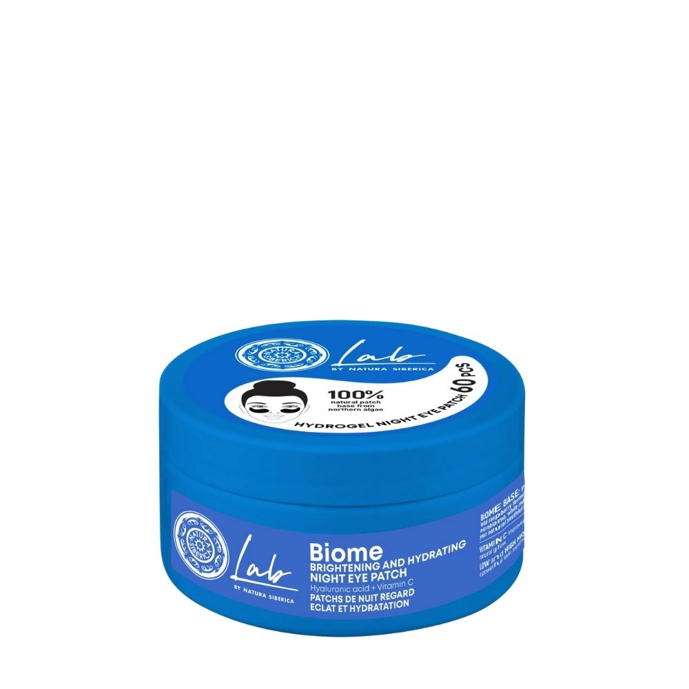 Lab Biome Brightening and Hydrating Hyaluronic Acid & Vitamin C Night Eye Patch