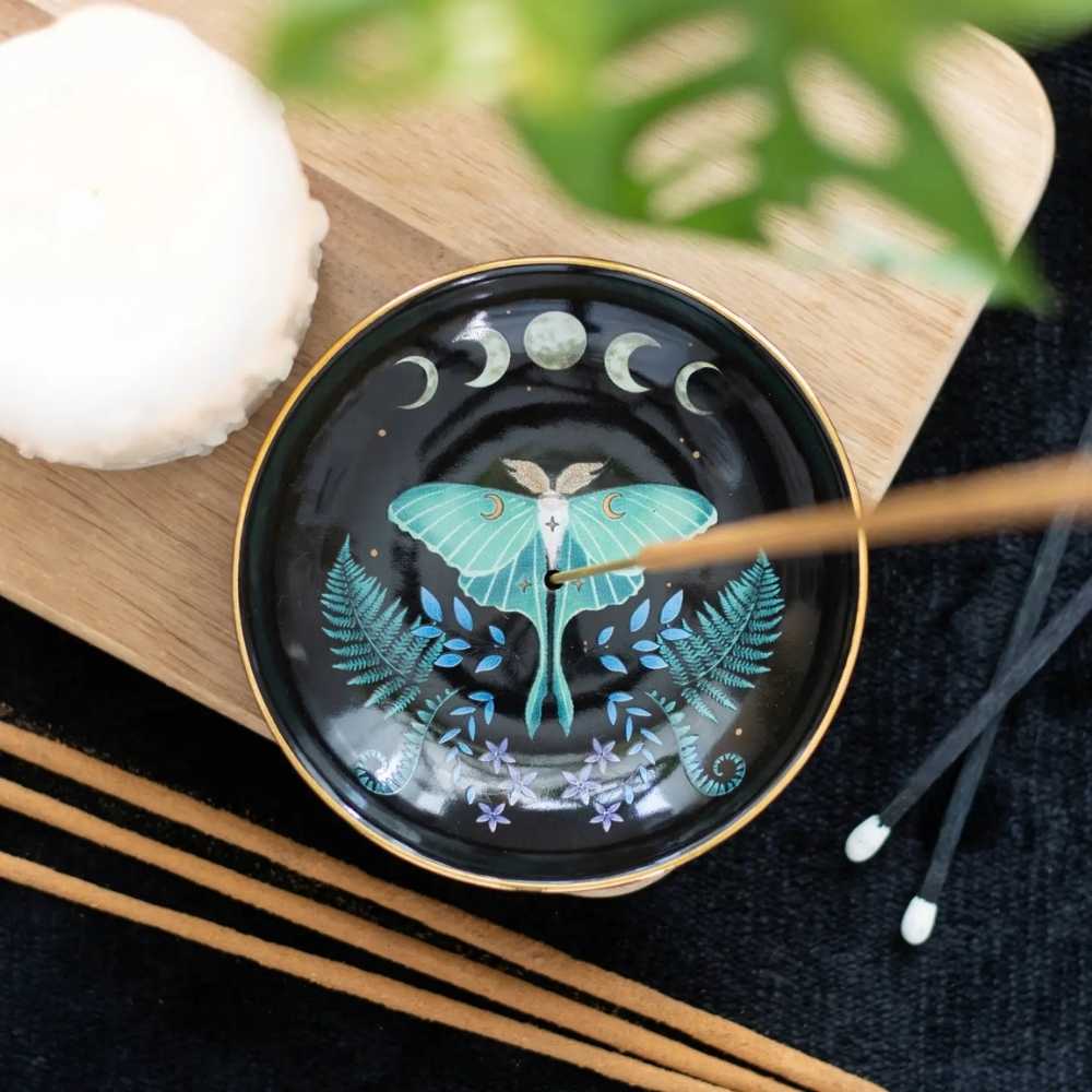 "Luna Moth" smoking plate