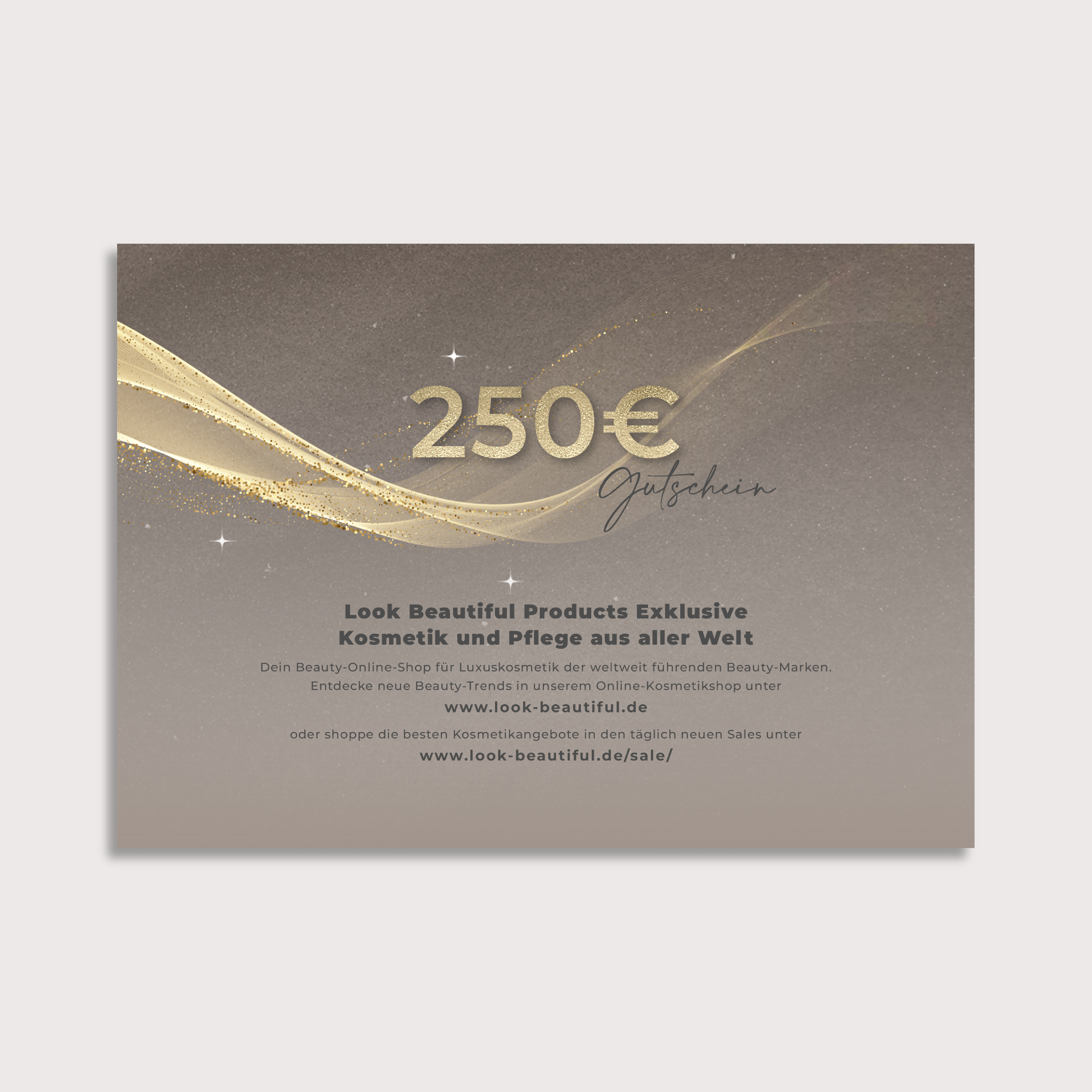 Printable voucher - 250€