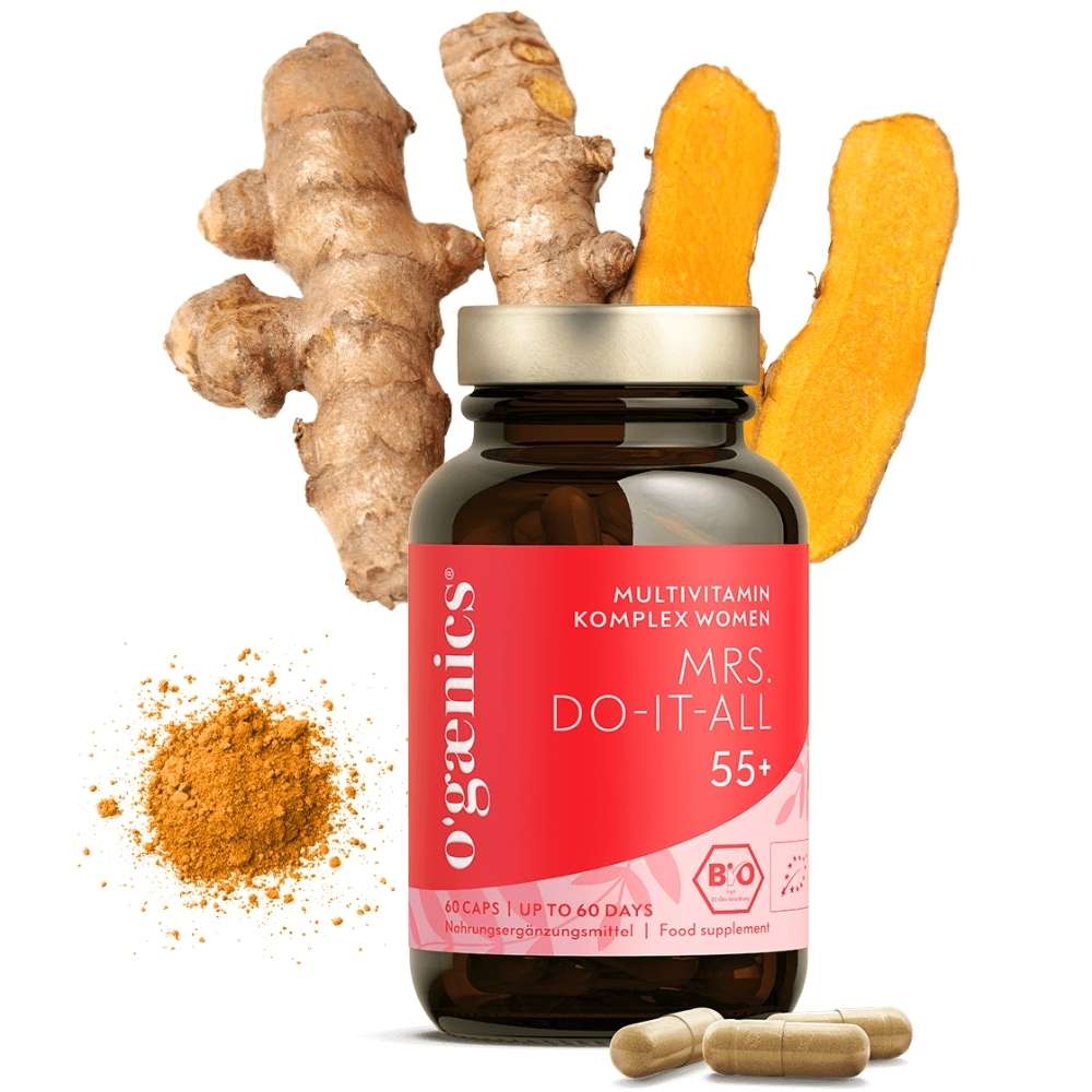 Mrs Do-it-all 55+ organic multivitamin