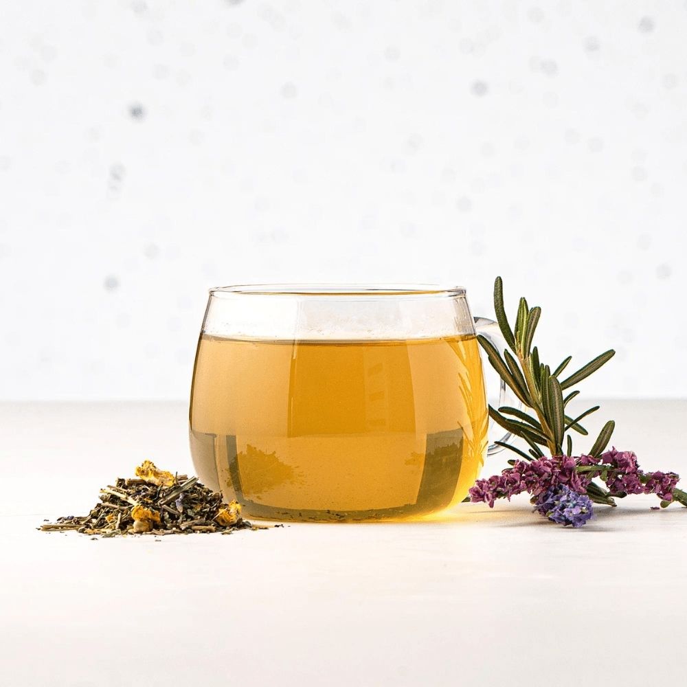 Lavender Dreams tea for anxiety and sleep in the evening