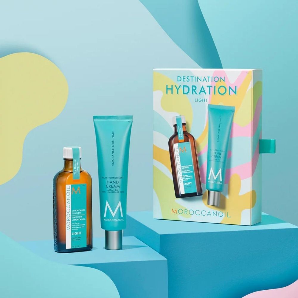 Destination Hydration – Haar- und Handpflegeset Light