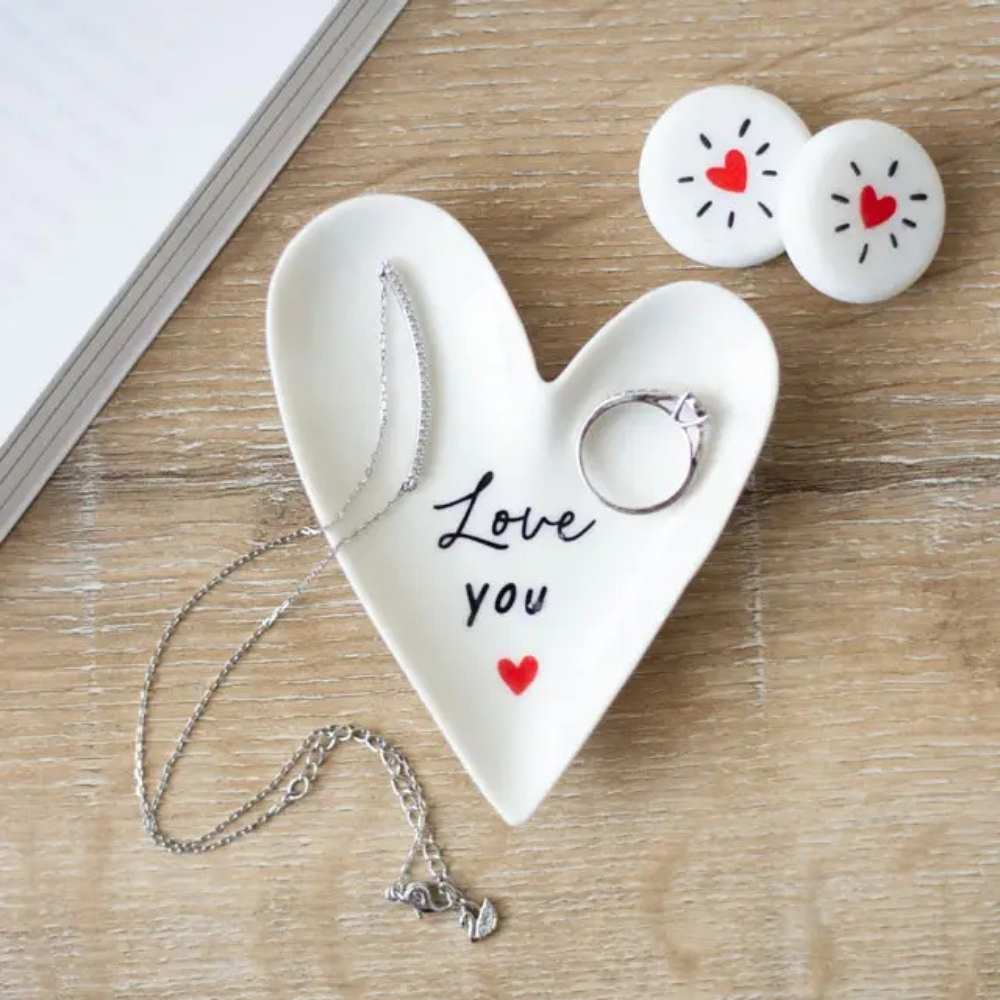 "Love You" jewellery bowl