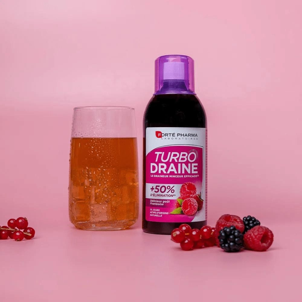 Turboslim Raspberry Draining Drink 