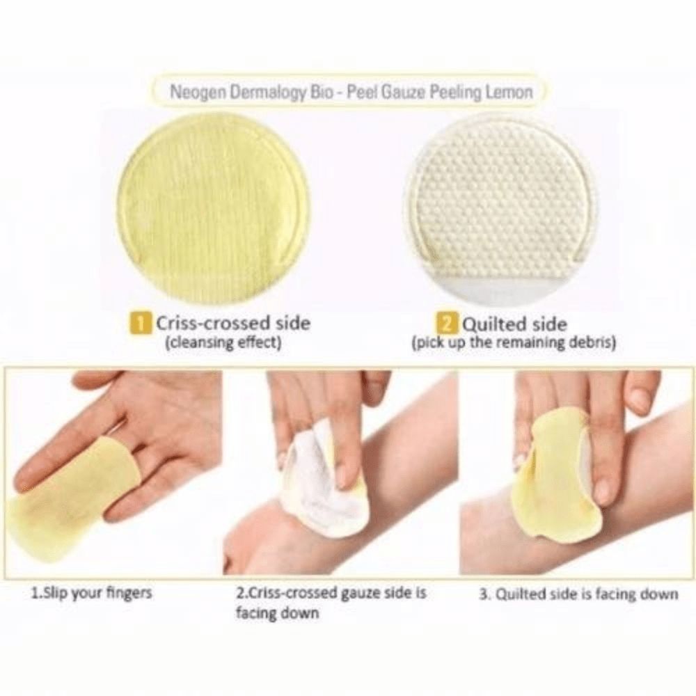 Organic Peel Gauze Peeling Lemon Pads