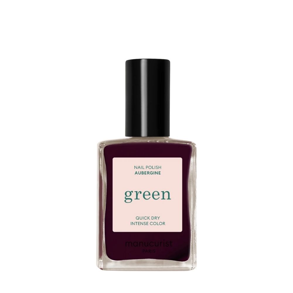 Green Nail Polish Aubergine 