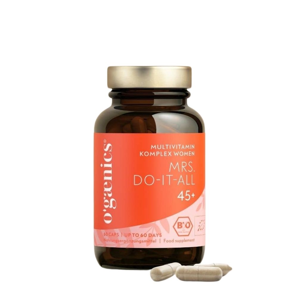 Mrs Do-it-all 45+ organic multivitamin