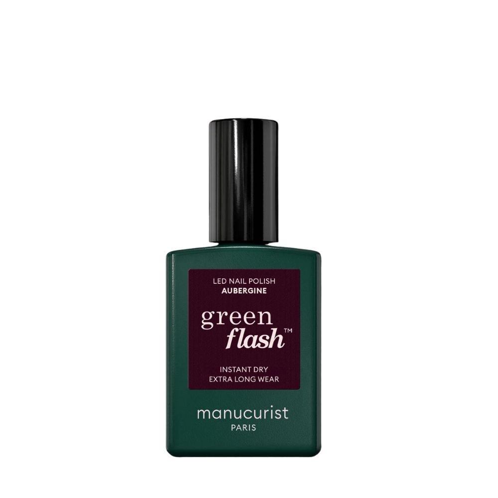 Green Flash Nail Polish Aubergine